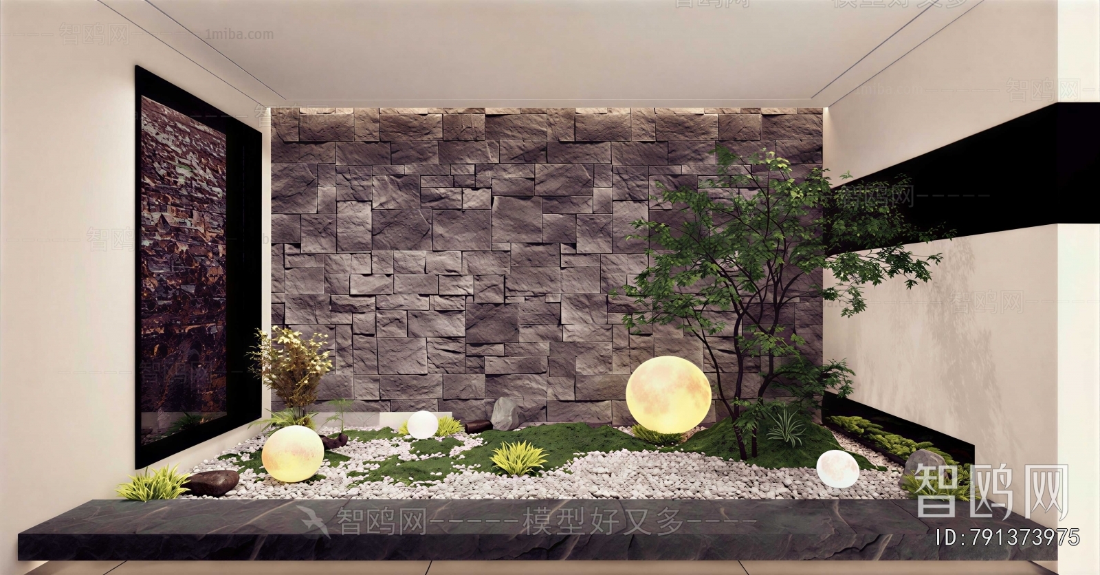 New Chinese Style Plant Landscaping