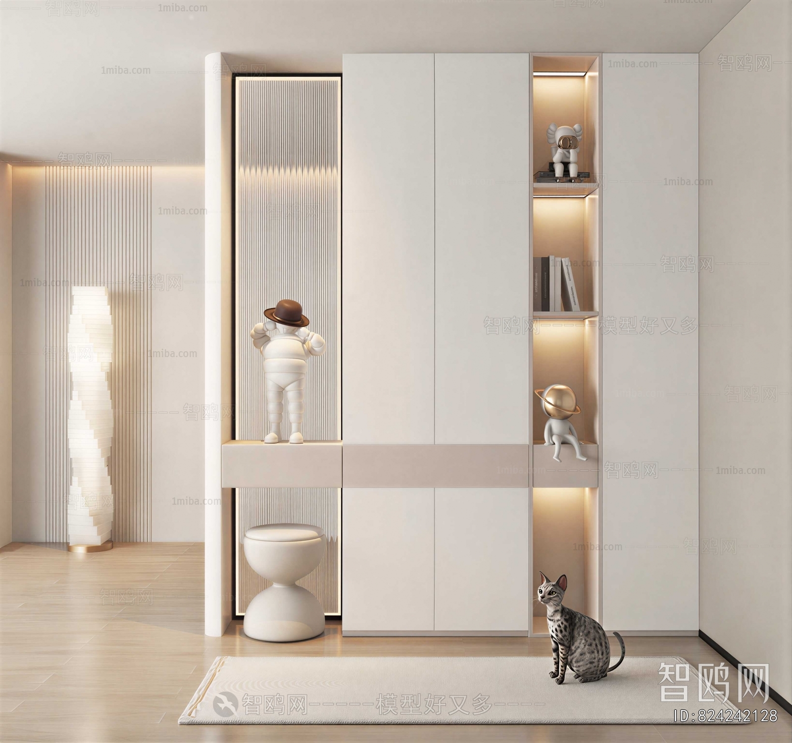 Modern Entrance Cabinet