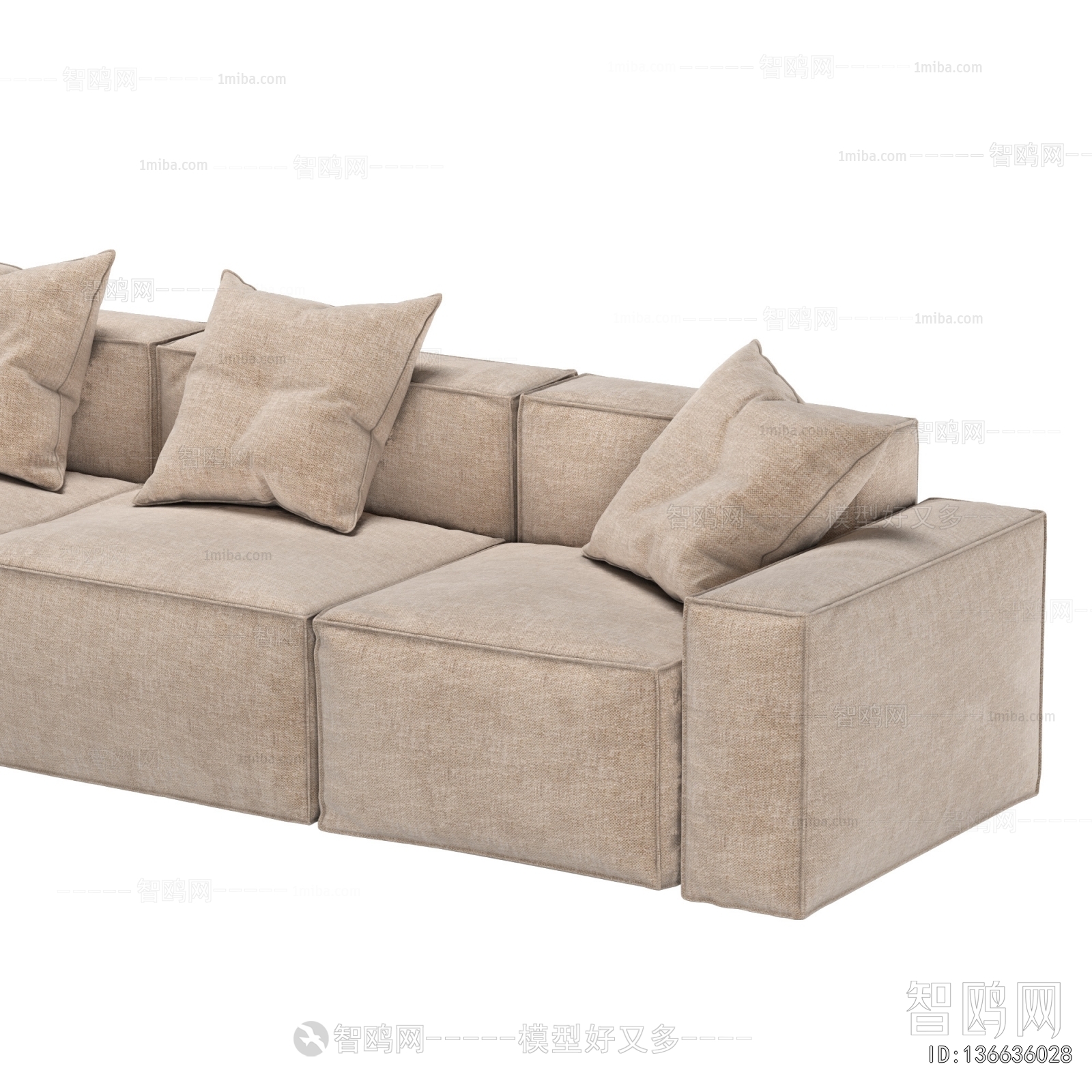 Modern Multi Person Sofa