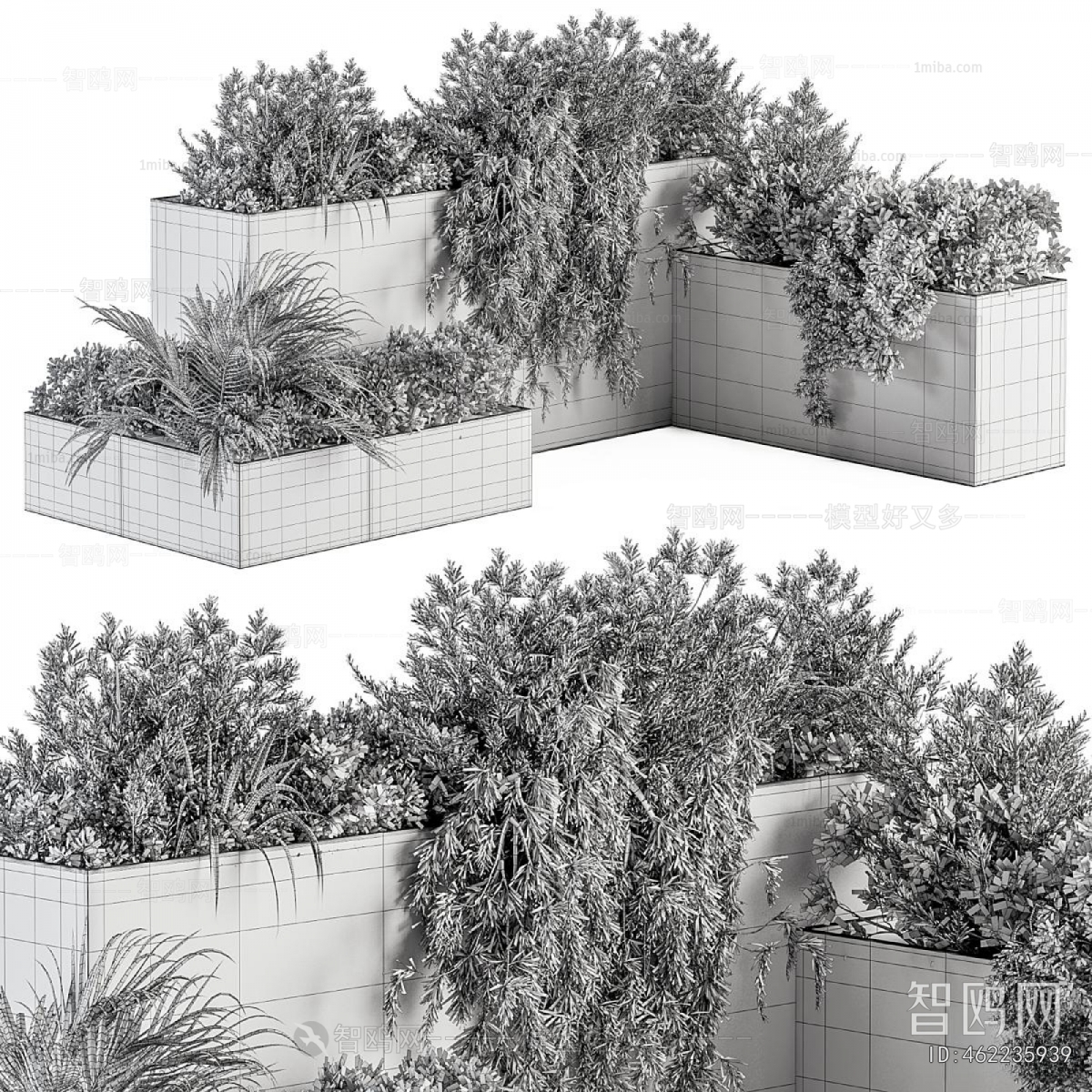 Modern Flower Bed, Flower Bowl, Flower Box