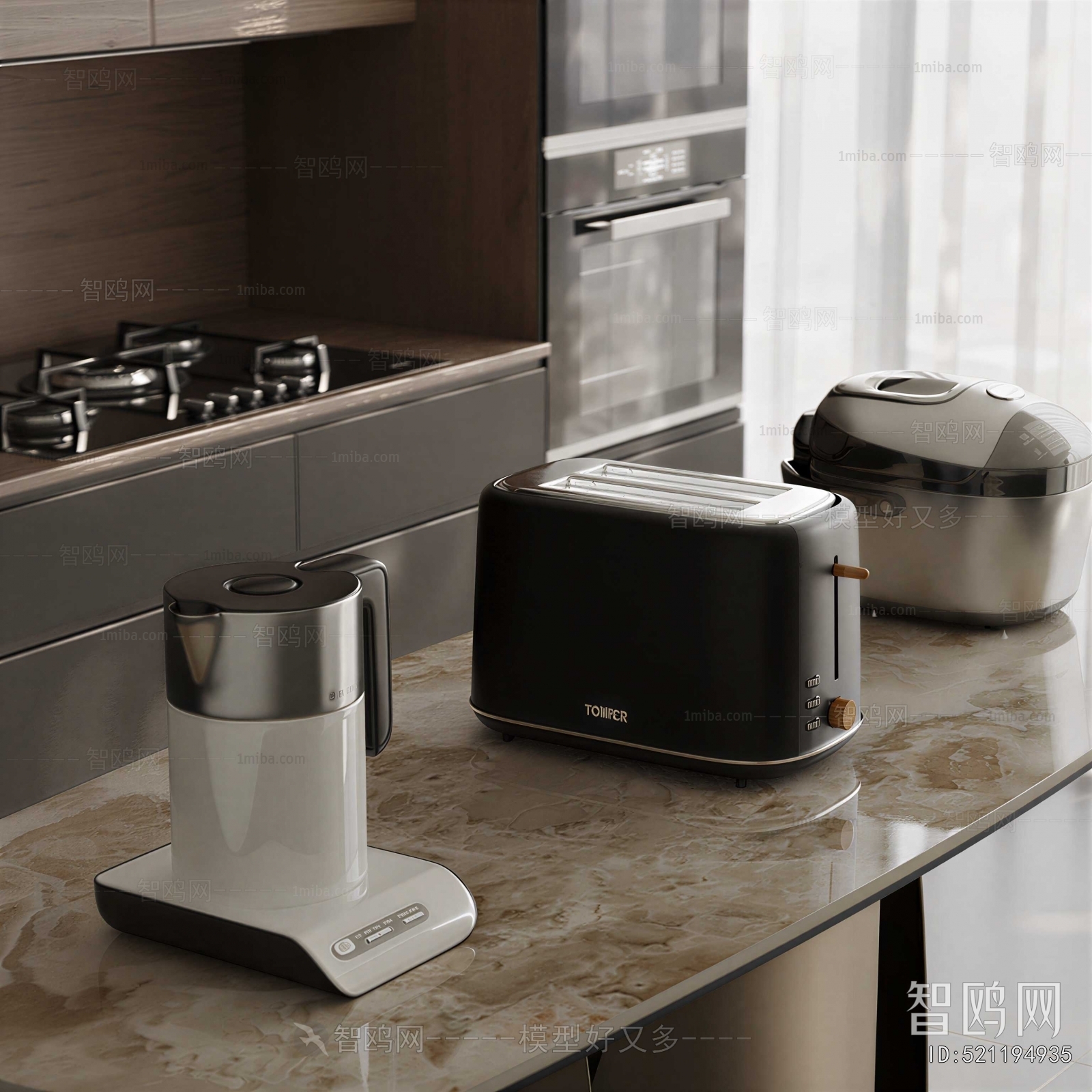 Modern Electric Kitchen Appliances