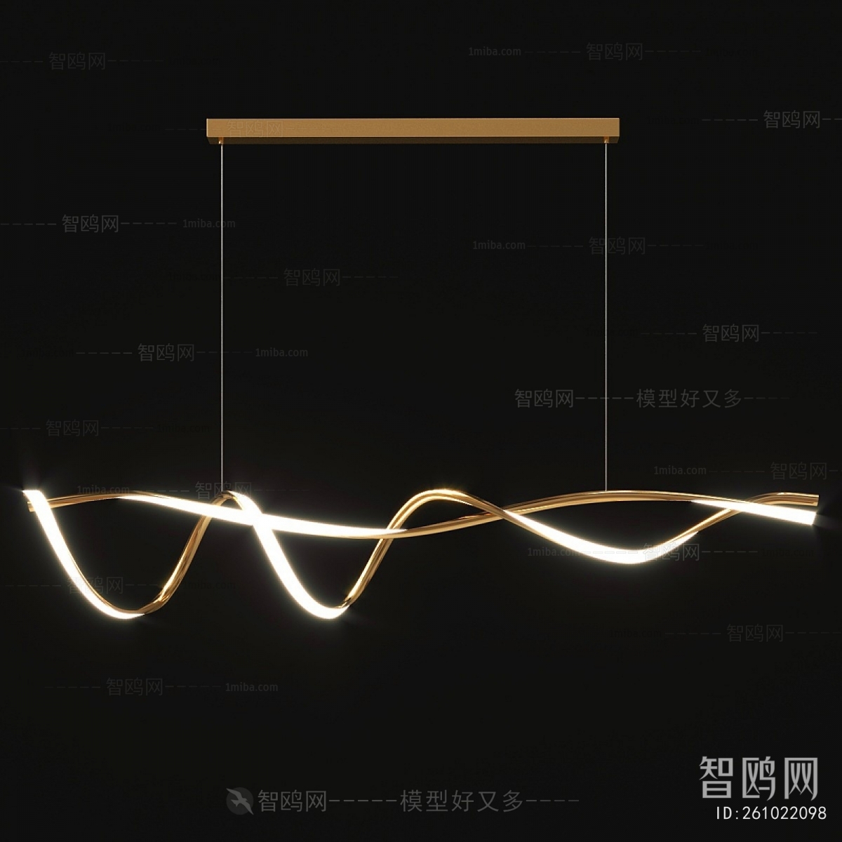 Modern Long Chandelier