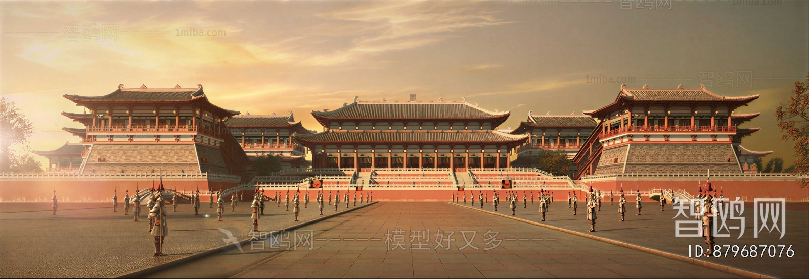 Chinese Style Ancient Architectural Buildings