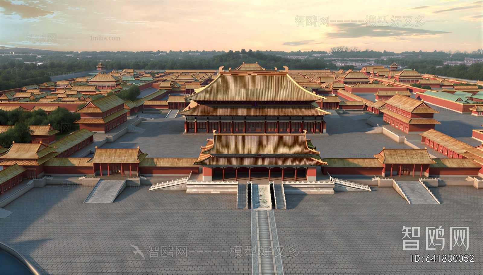 Chinese Style Ancient Architectural Buildings