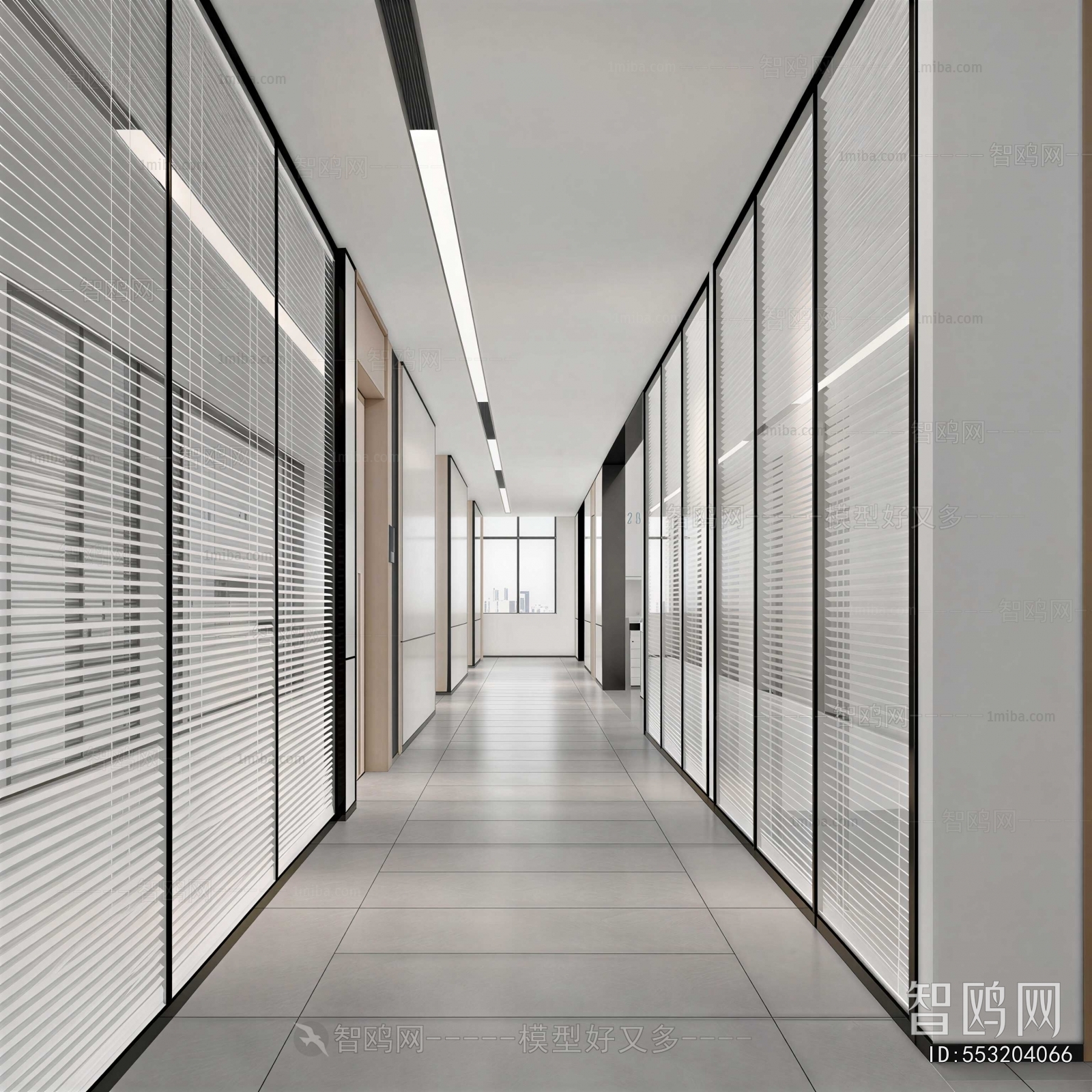 Modern Office Aisle