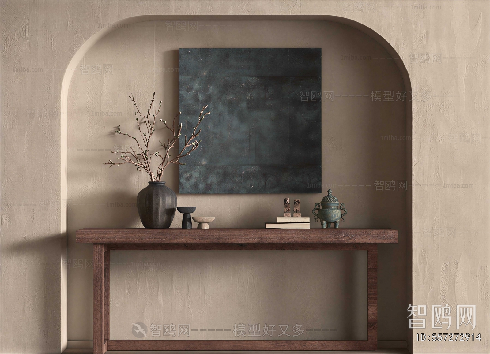 Wabi-sabi Style Console