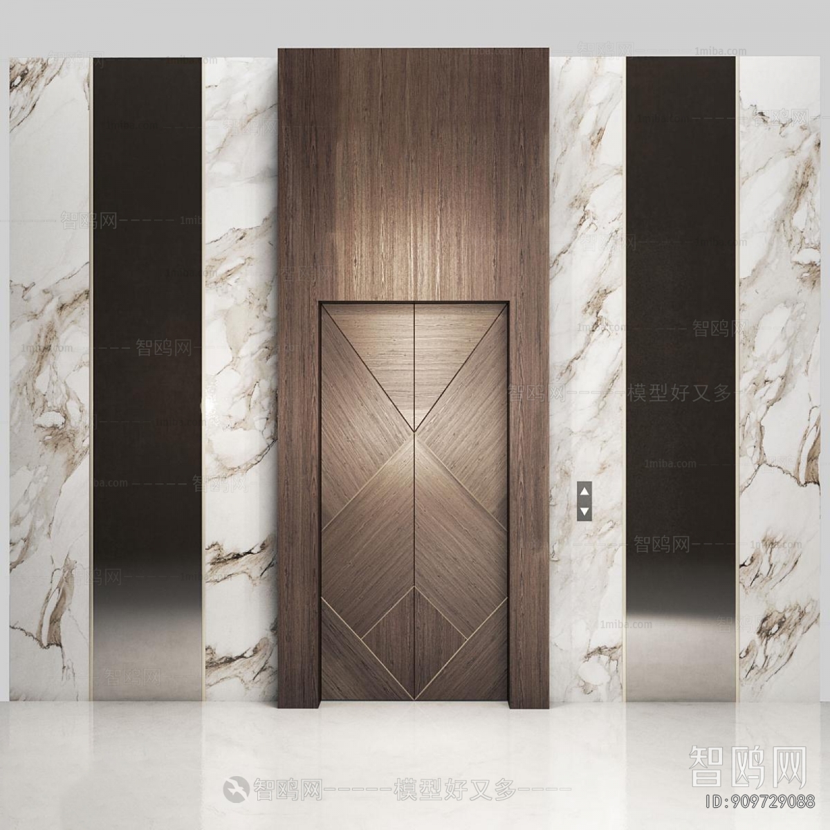 Modern Office Elevator Hall