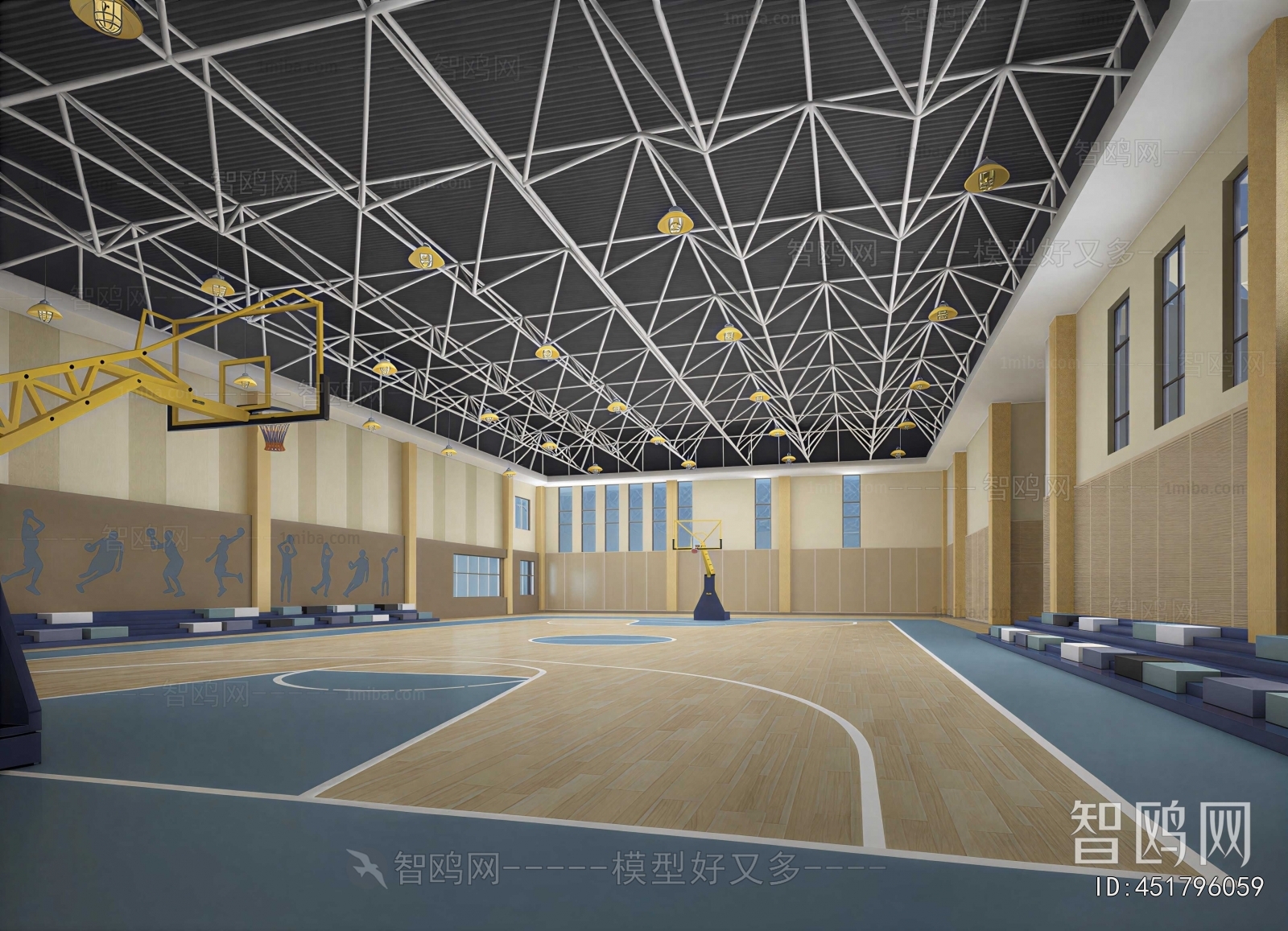 Modern Basketball Arena