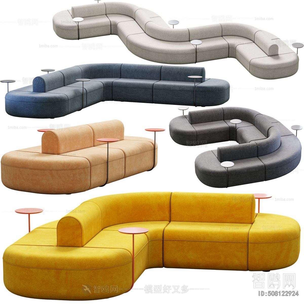 Modern Curved Sofa