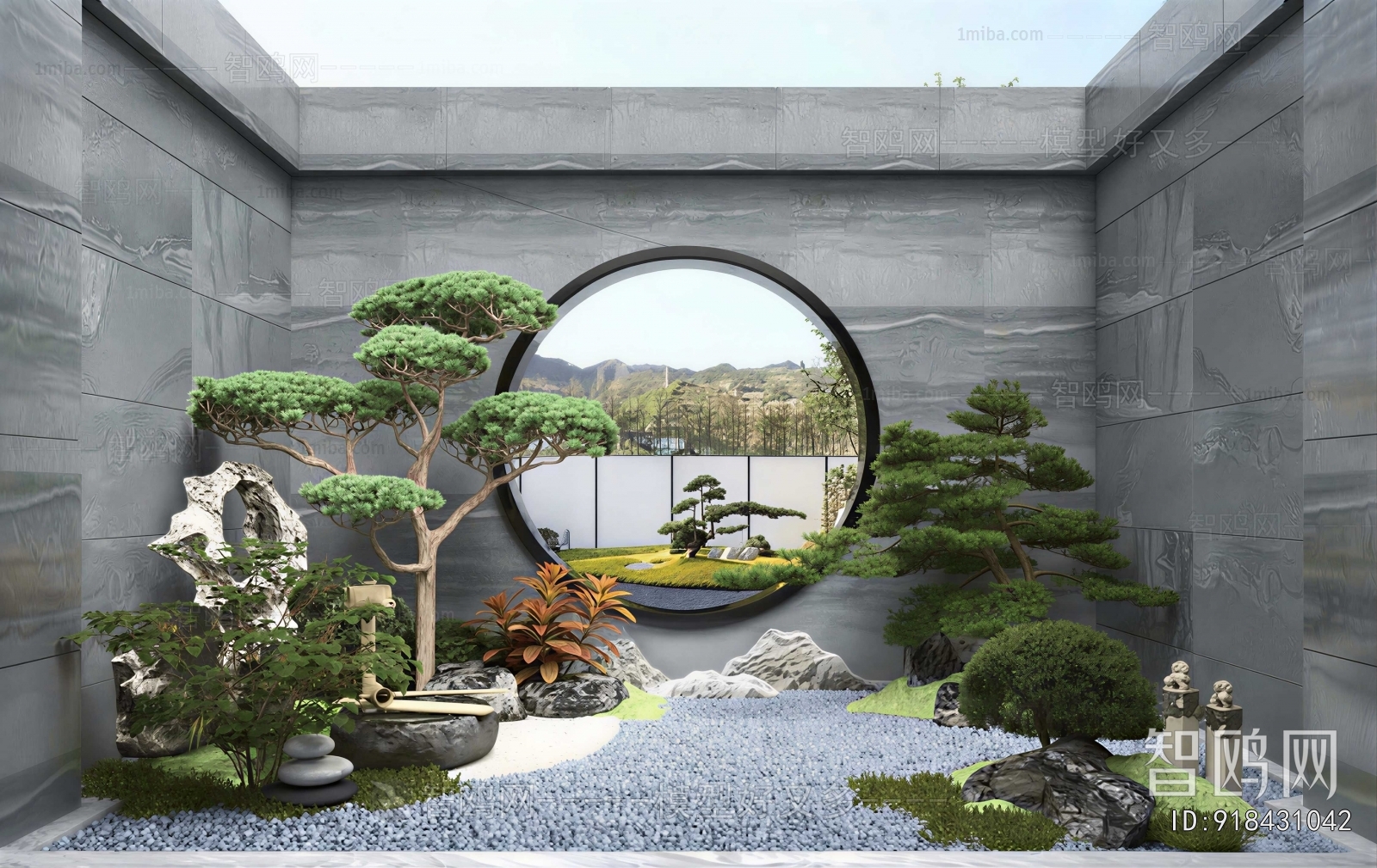 New Chinese Style Courtyard/landscape