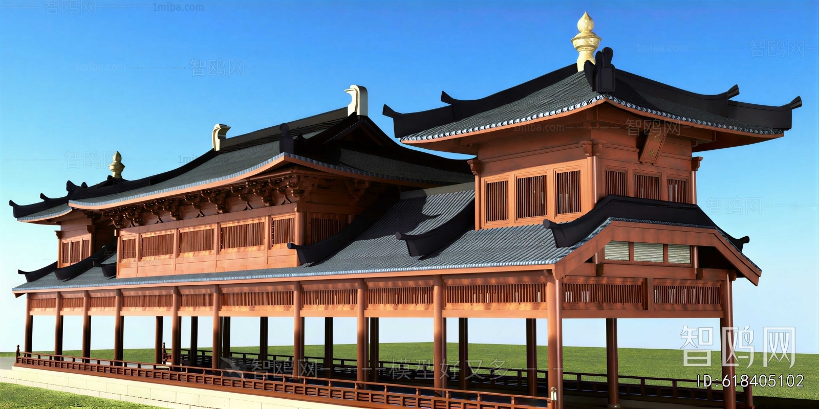 Chinese Style Ancient Architectural Buildings