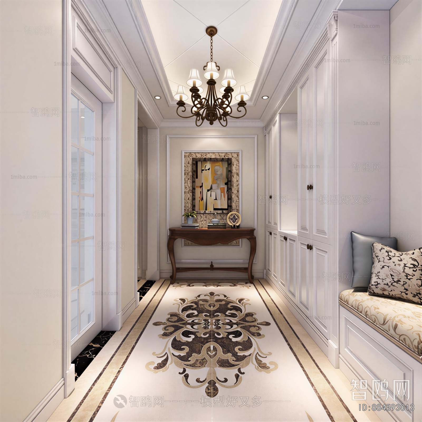 European Style Hallway