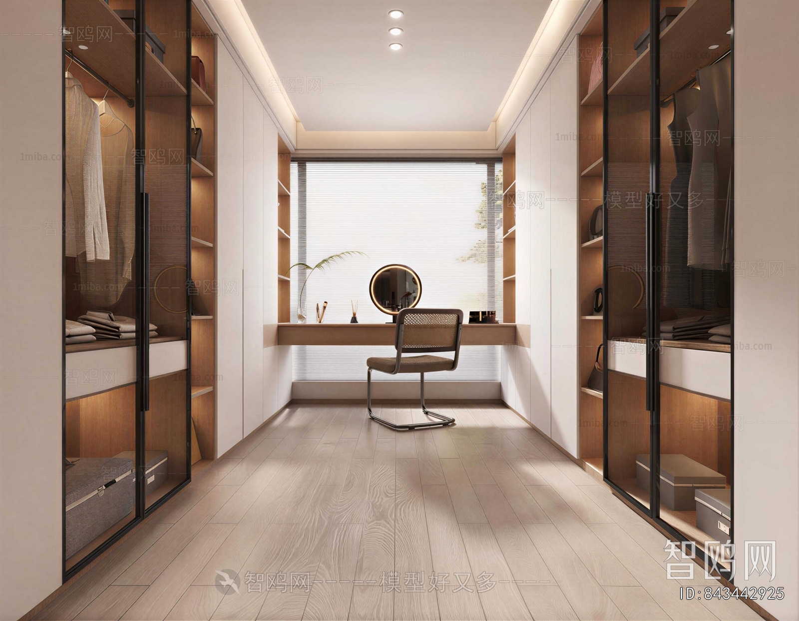 Modern Clothes Storage Area