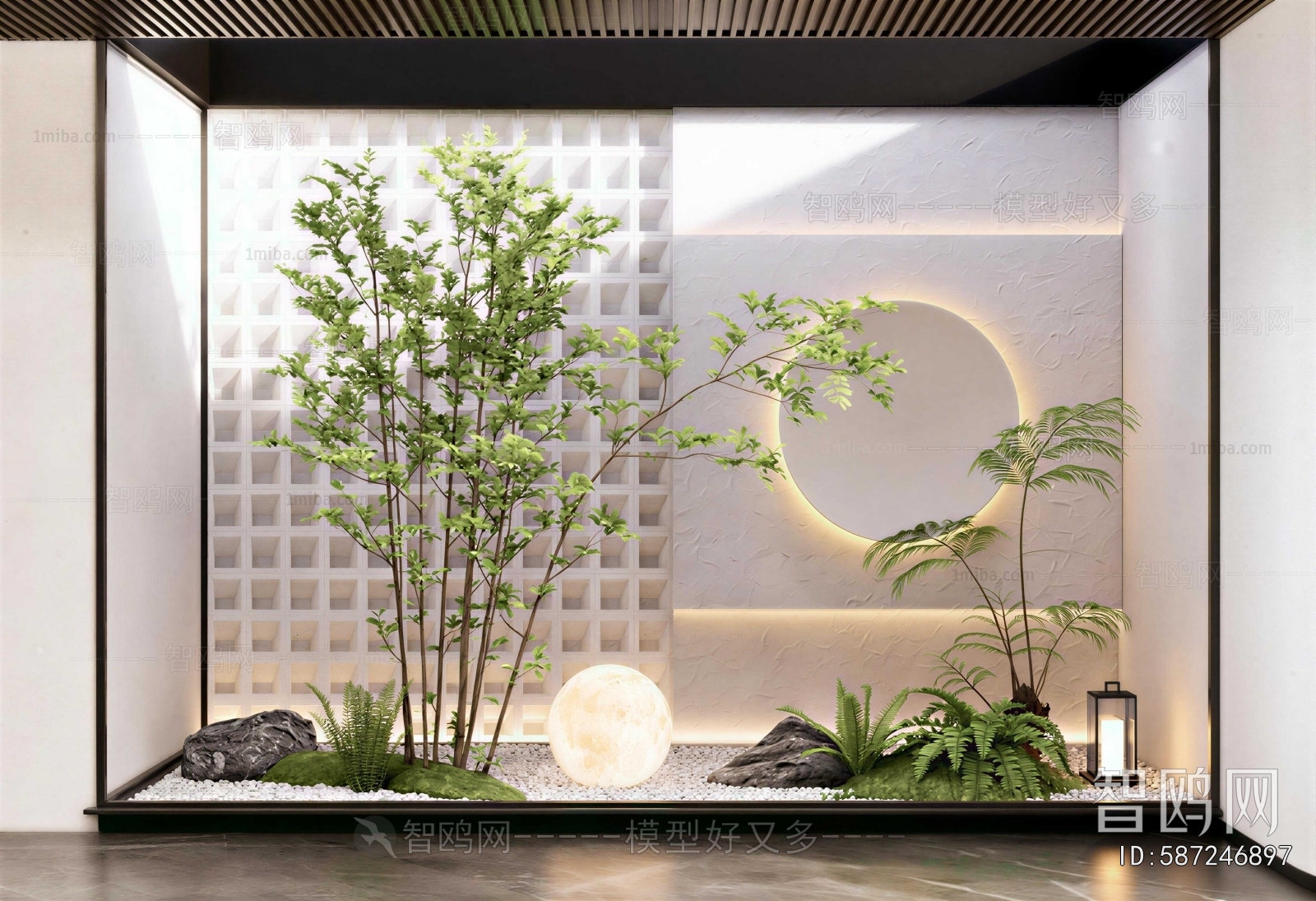 New Chinese Style Plant Landscaping