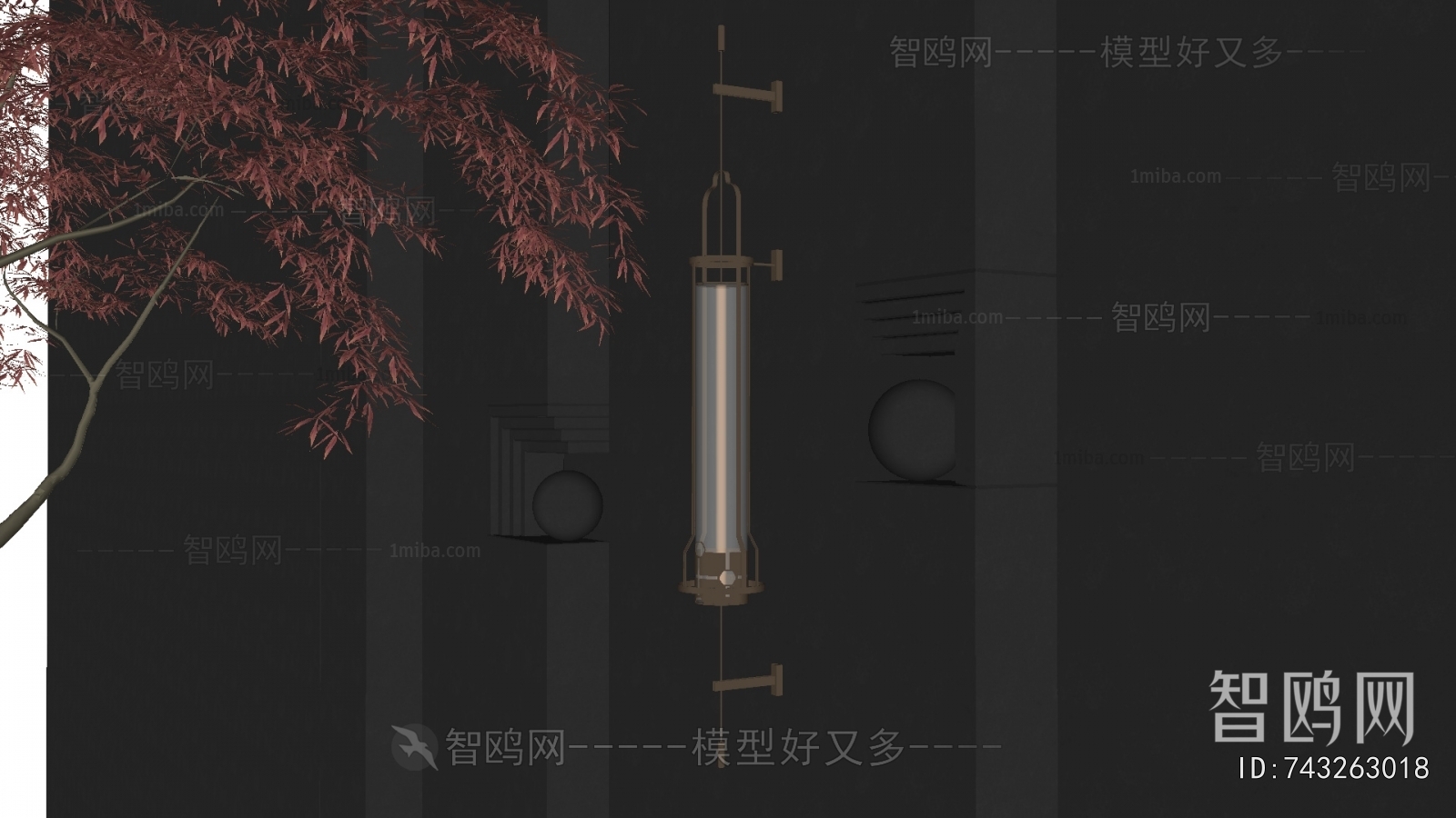 New Chinese Style Wall Lamp