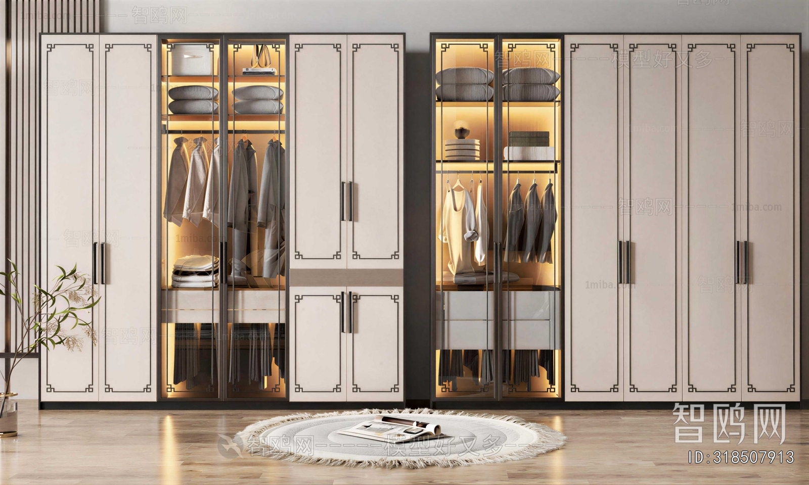 New Chinese Style The Wardrobe