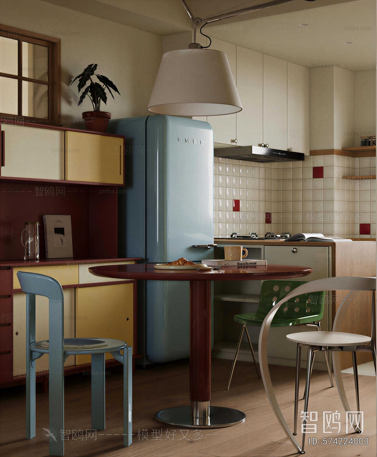 Retro Style Dining Room