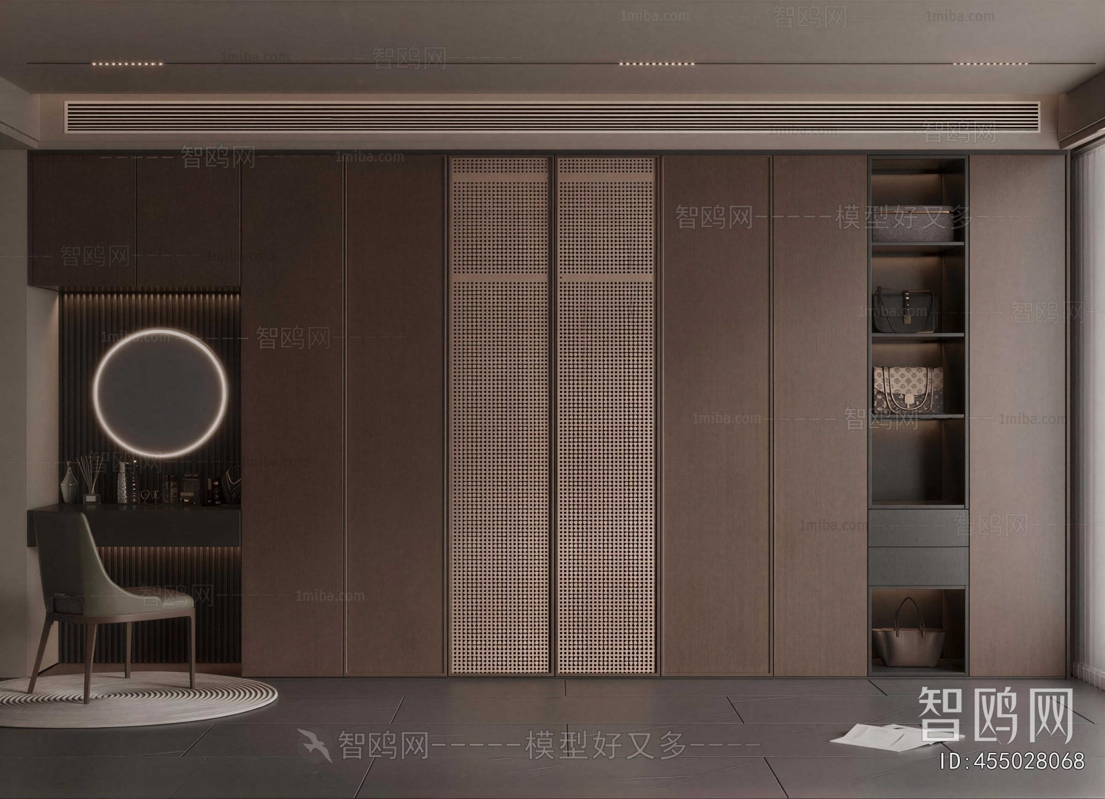 Modern Clothes Storage Area