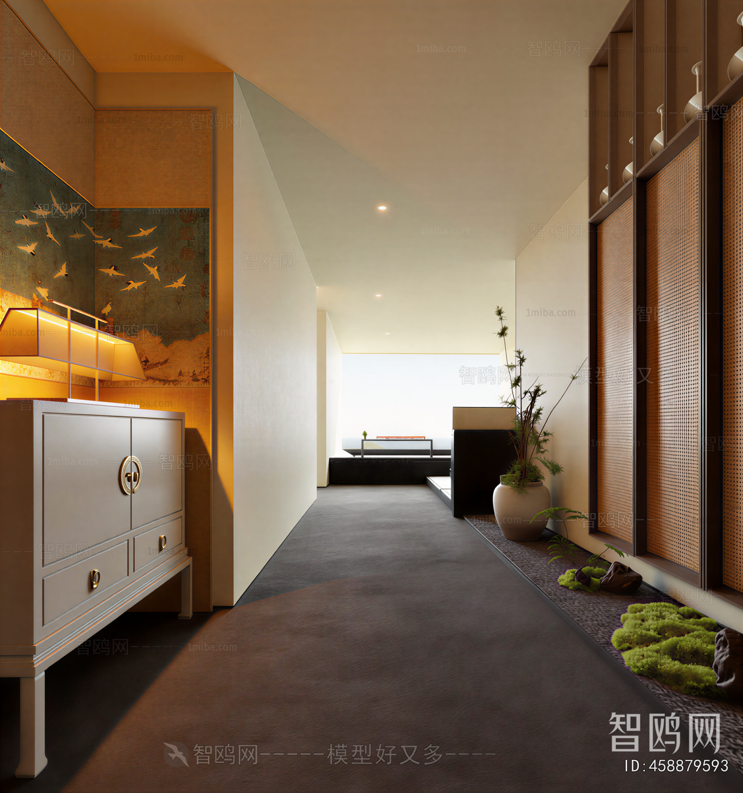 New Chinese Style Hallway