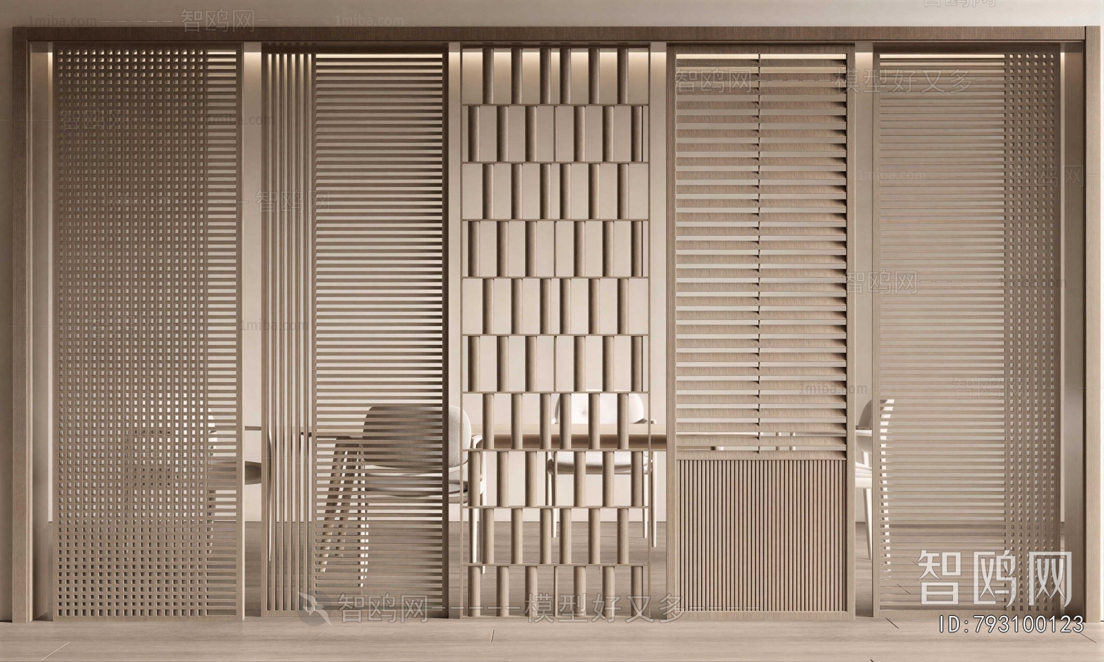Wabi-sabi Style Partition