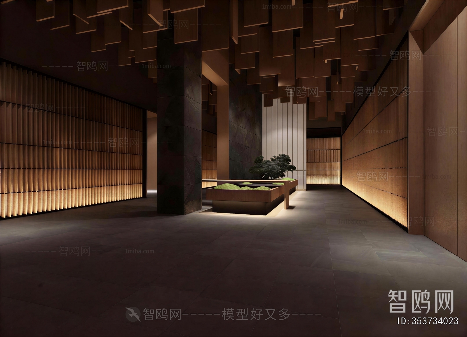 New Chinese Style Lobby Hall