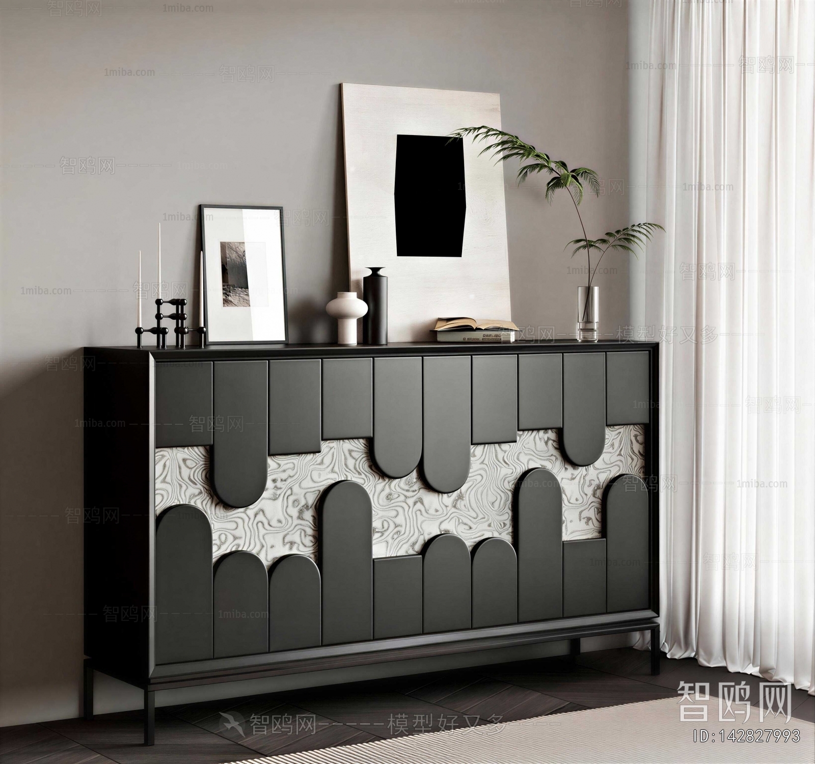 Modern Entrance Cabinet