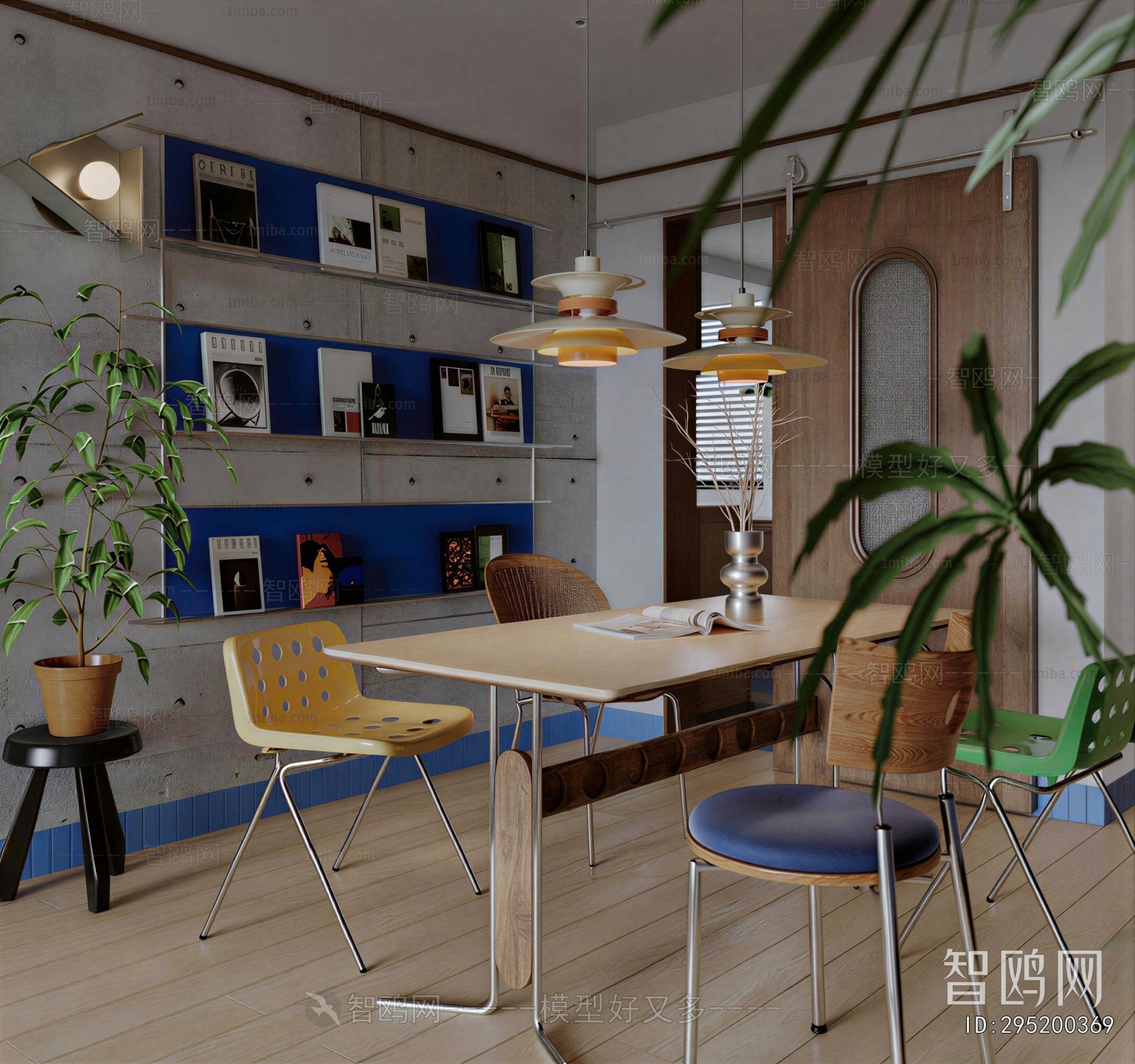 Industrial Style Dining Room