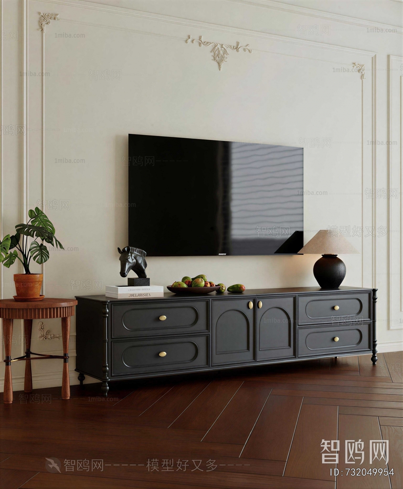 French Style TV Cabinet