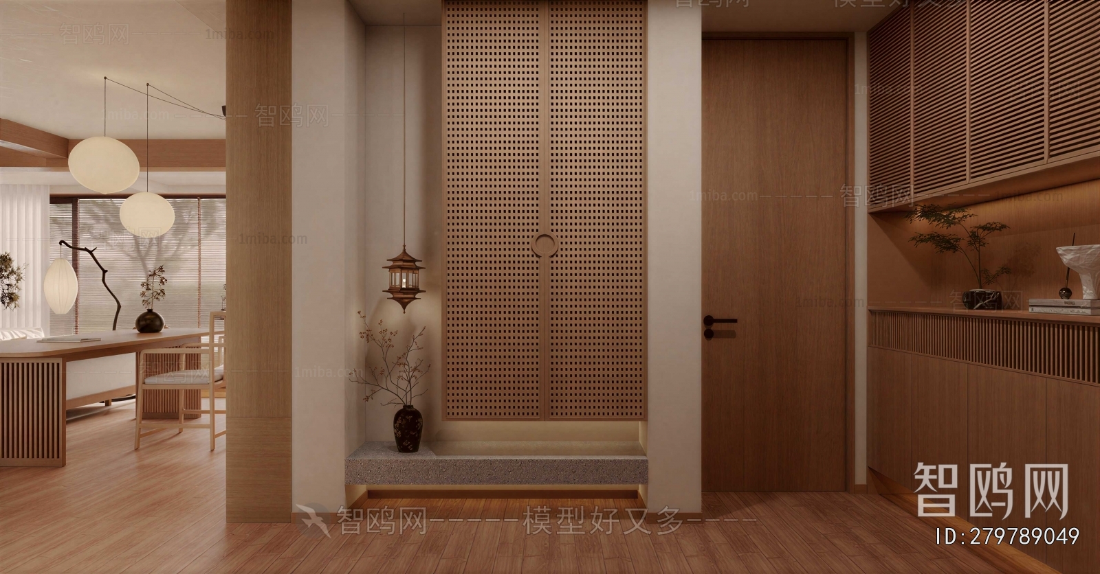 New Chinese Style Hallway