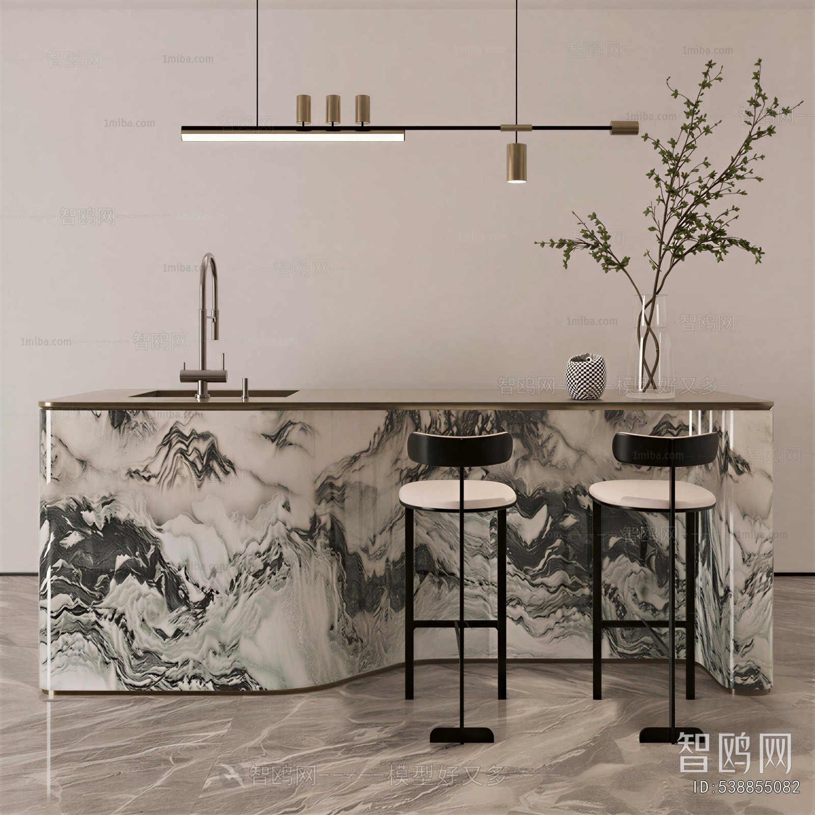 Modern Counter Bar