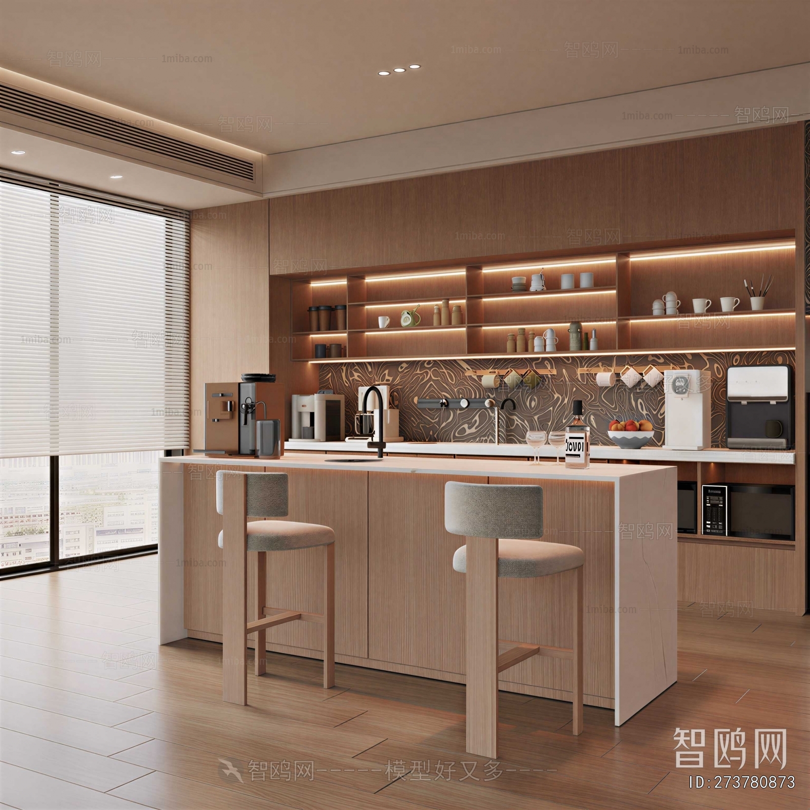 Modern Open Kitchen
