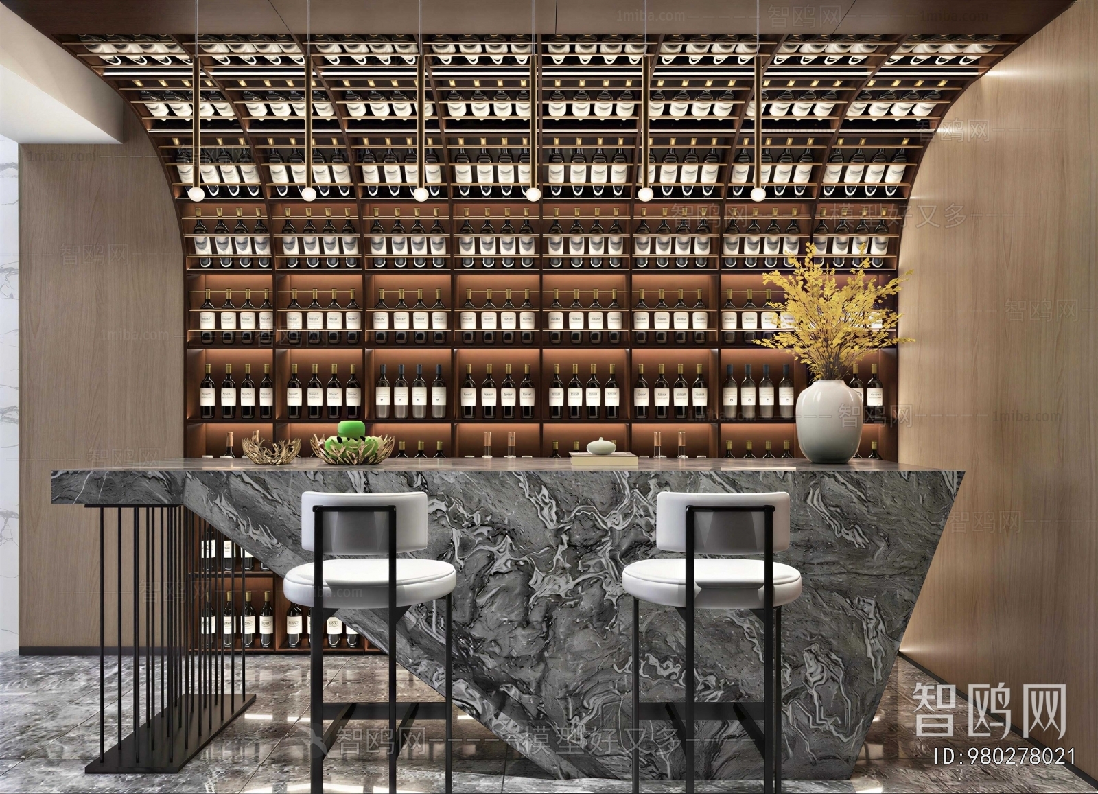 Modern Wine Cellar/Wine Tasting Room