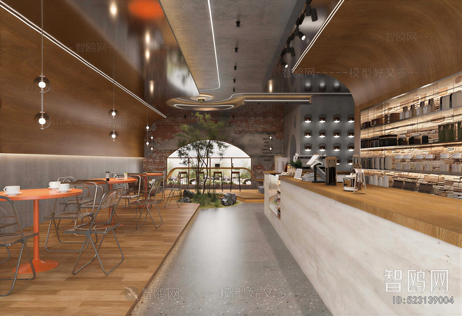 Industrial Style Cafe