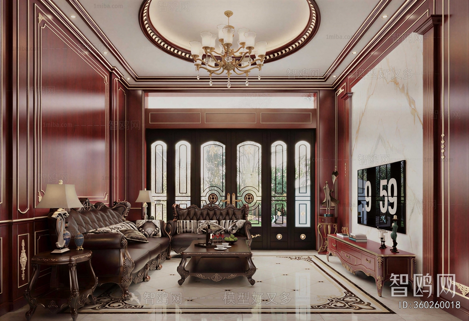 American Style A Living Room
