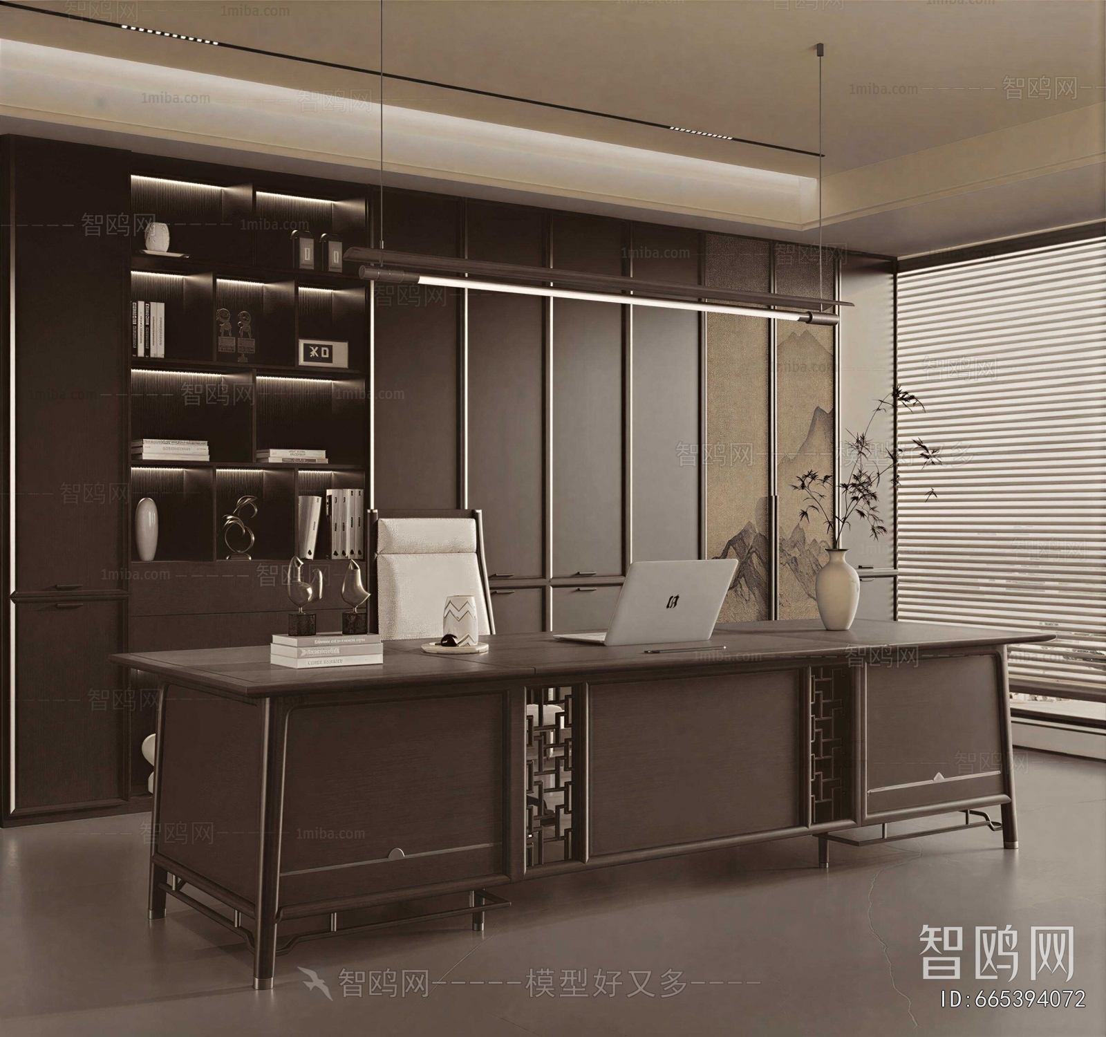 New Chinese Style Manager's Office