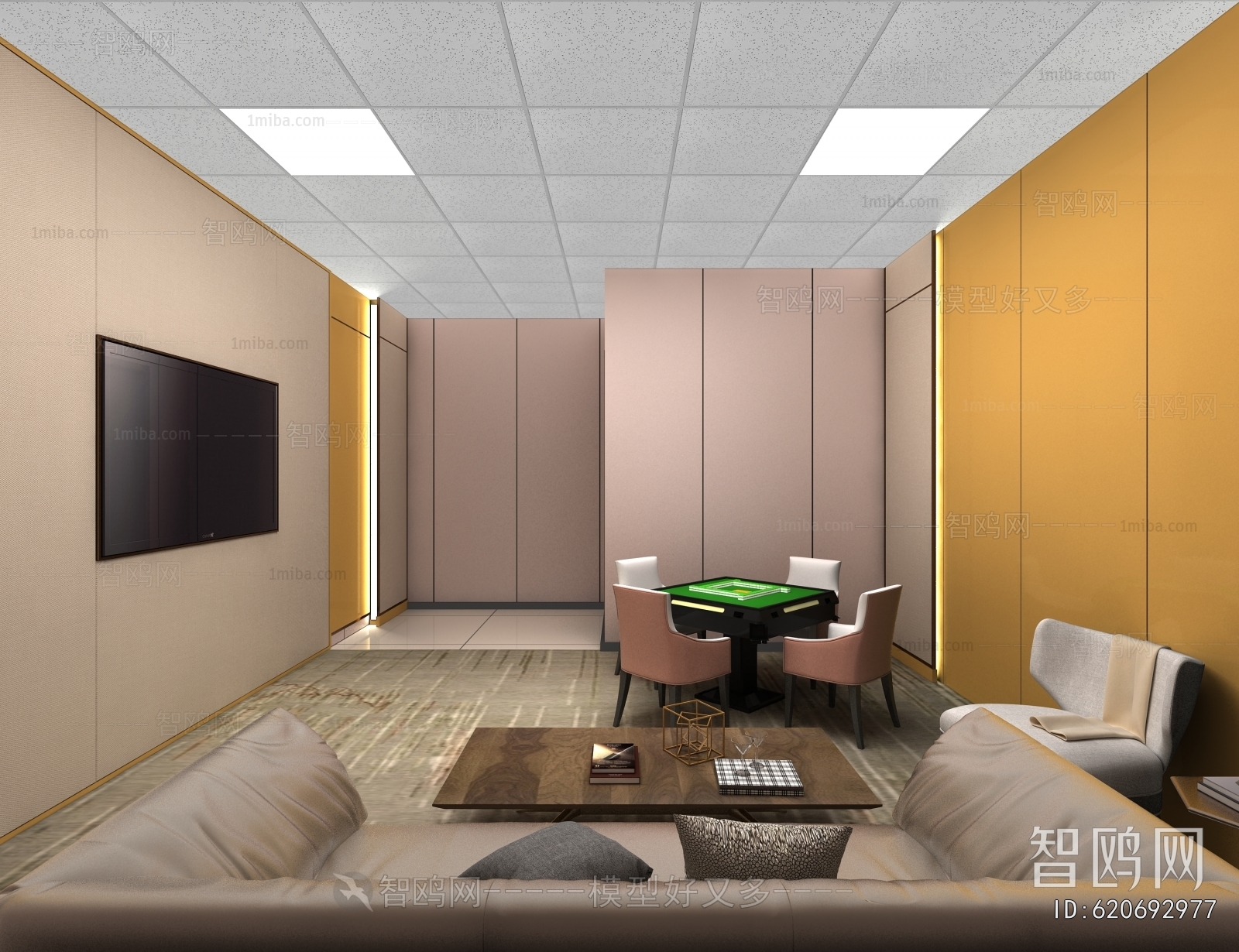Modern Billiard Room