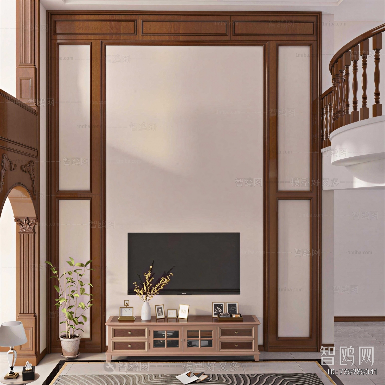 American Style A Living Room