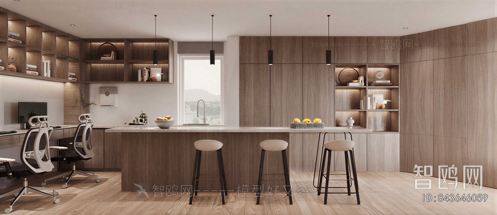 Modern Open Kitchen