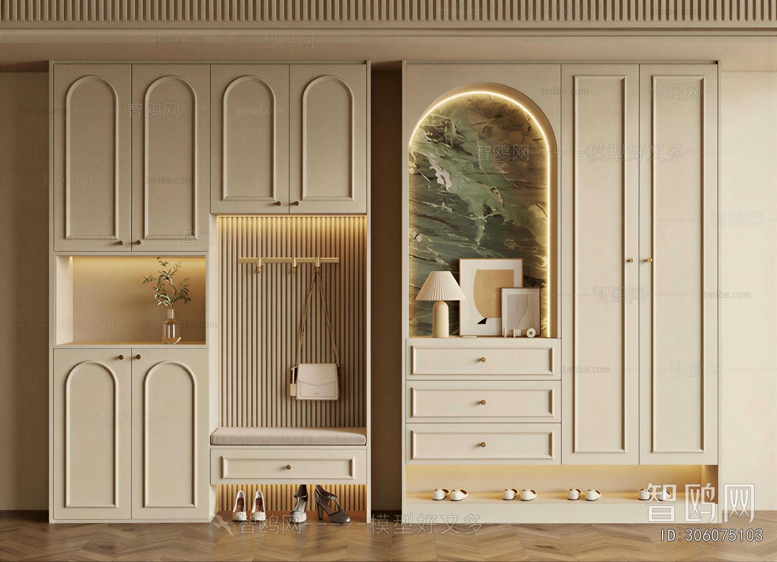 Modern Shoe Cabinet