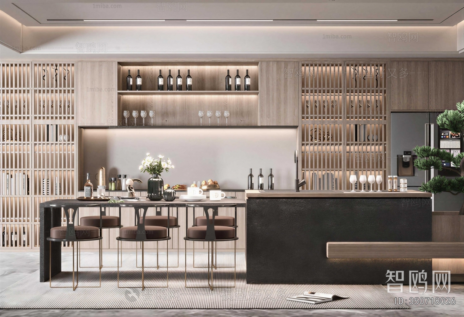 New Chinese Style Dining Room