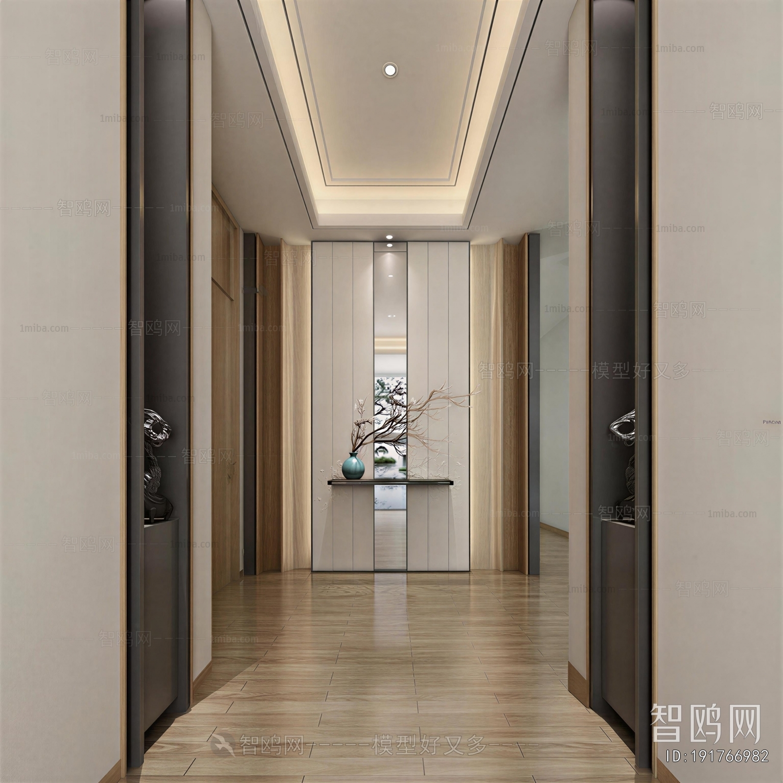 New Chinese Style Hallway