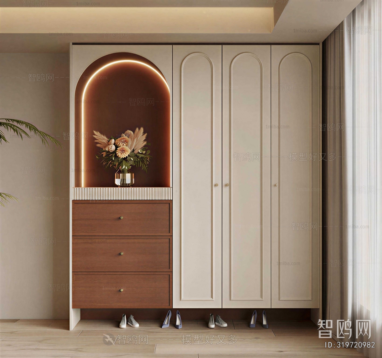 Modern Entrance Cabinet