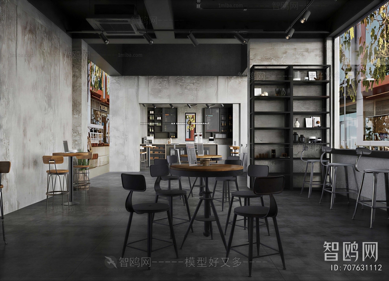 Industrial Style Cafe