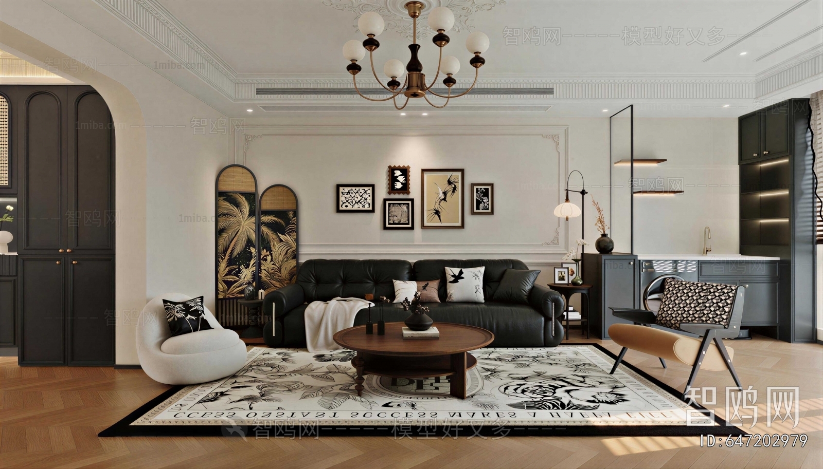 French Style A Living Room