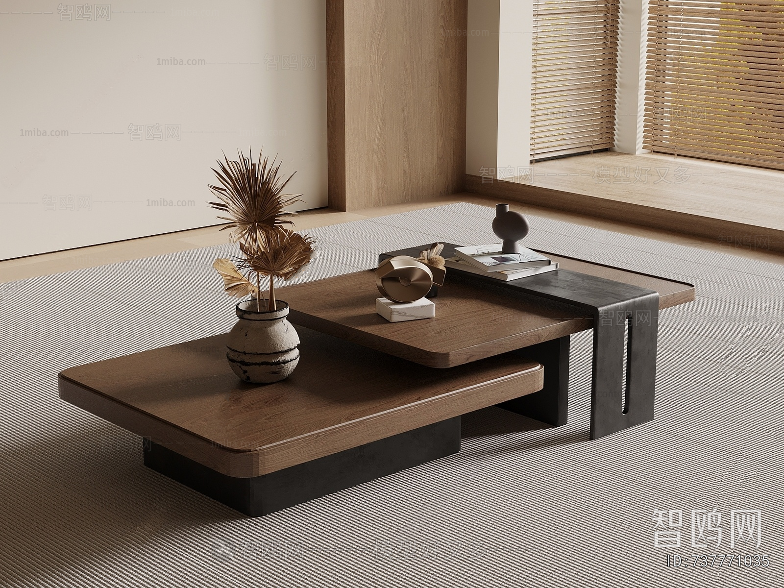 Wabi-sabi Style Coffee Table