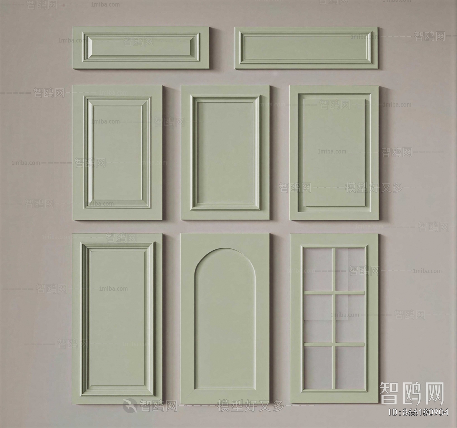 Simple European Style Door Panel