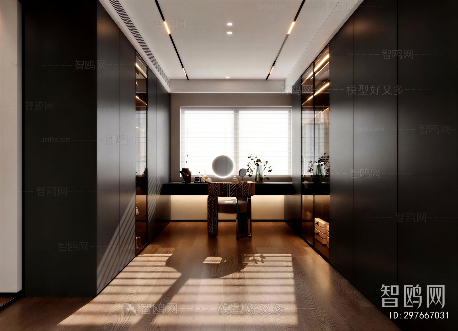 Modern Clothes Storage Area