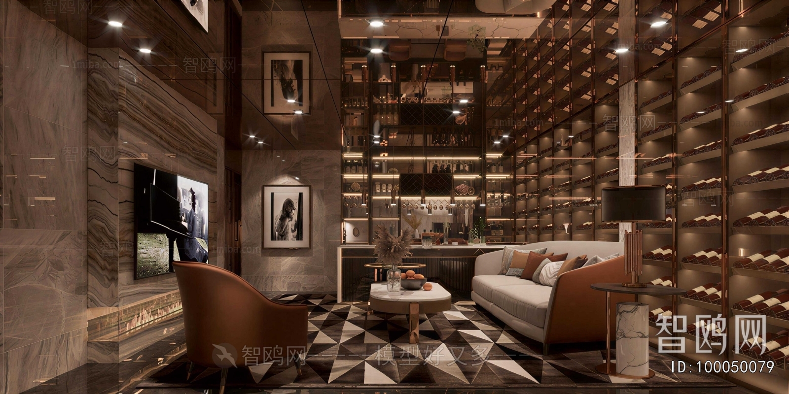 Modern Wine Cellar/Wine Tasting Room