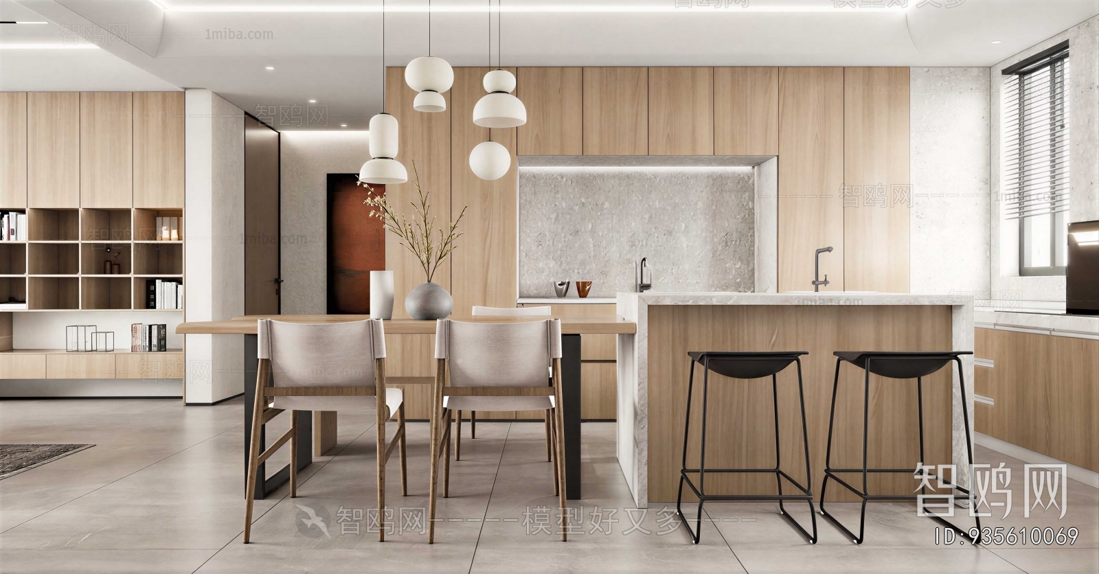 Modern Open Kitchen