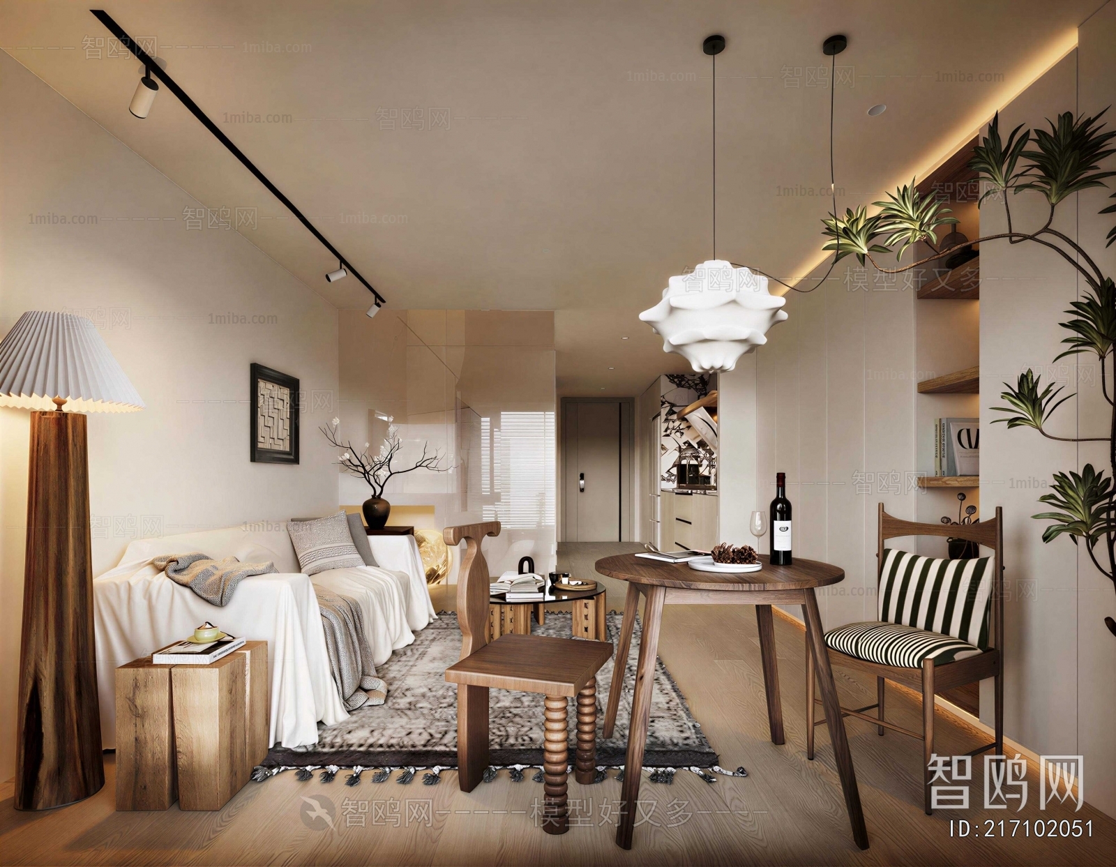 Wabi-sabi Style Apartment